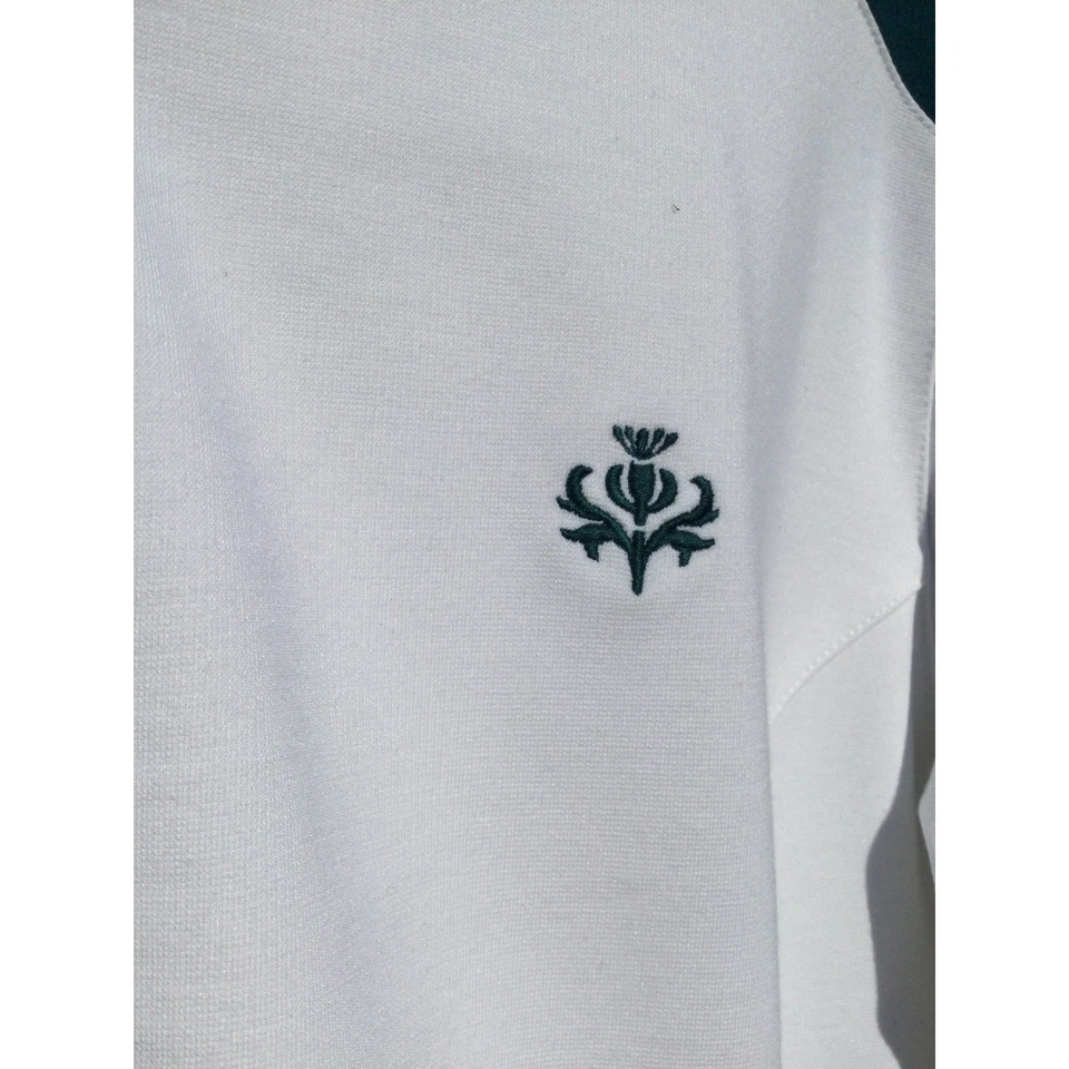 Lady Hagen Mujer Cremallera Completa Chaqueta de Golf L Grande Atletismo Blanco Verde Cárdigan Foto 3 de 4