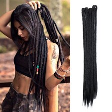 100 Handmade Dreadlocks Briad Hair Extensions Crochet Braiding Hair Dreads Locs