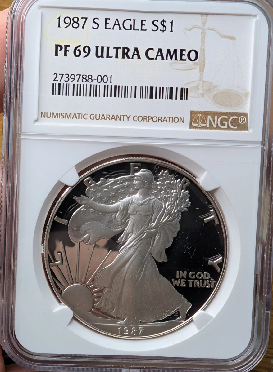 American Eagle PR 69 Graded 1987 Silver Bullion Coins for sale | eBay