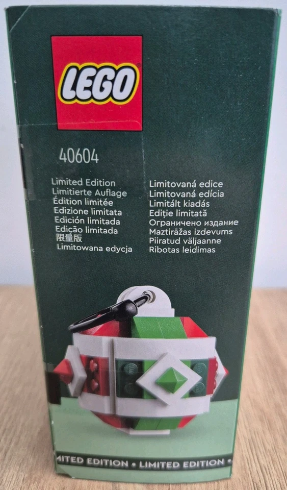 Lego Christmas Bauble Decor GWP Conjunto 40604, Novo em Folha, Selado (Edição Limitada) - Imagem 4 de 4