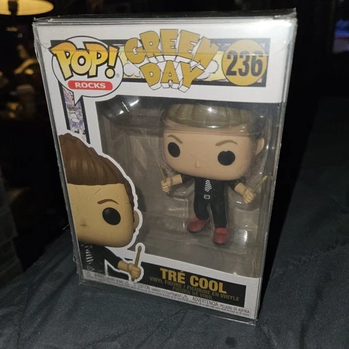 Funko POP! Rocks : Green Day - Tre Cool In Soft Protector VAULTED