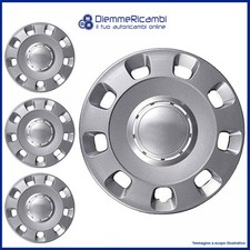 SERIE 4 BORCHIE - 4 COPRICERCHI COPPE RUOTA 14 PER FIAT 500 07->