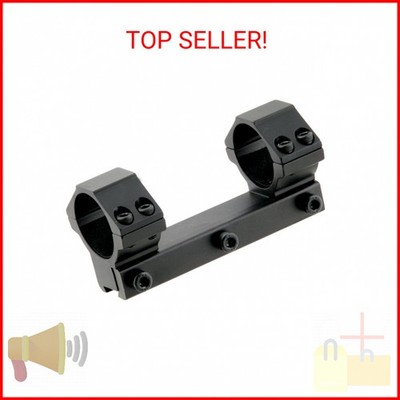 UTG 1PC Medium Profile Airgun Mount with Stop Pin, 1'' Dia , Black