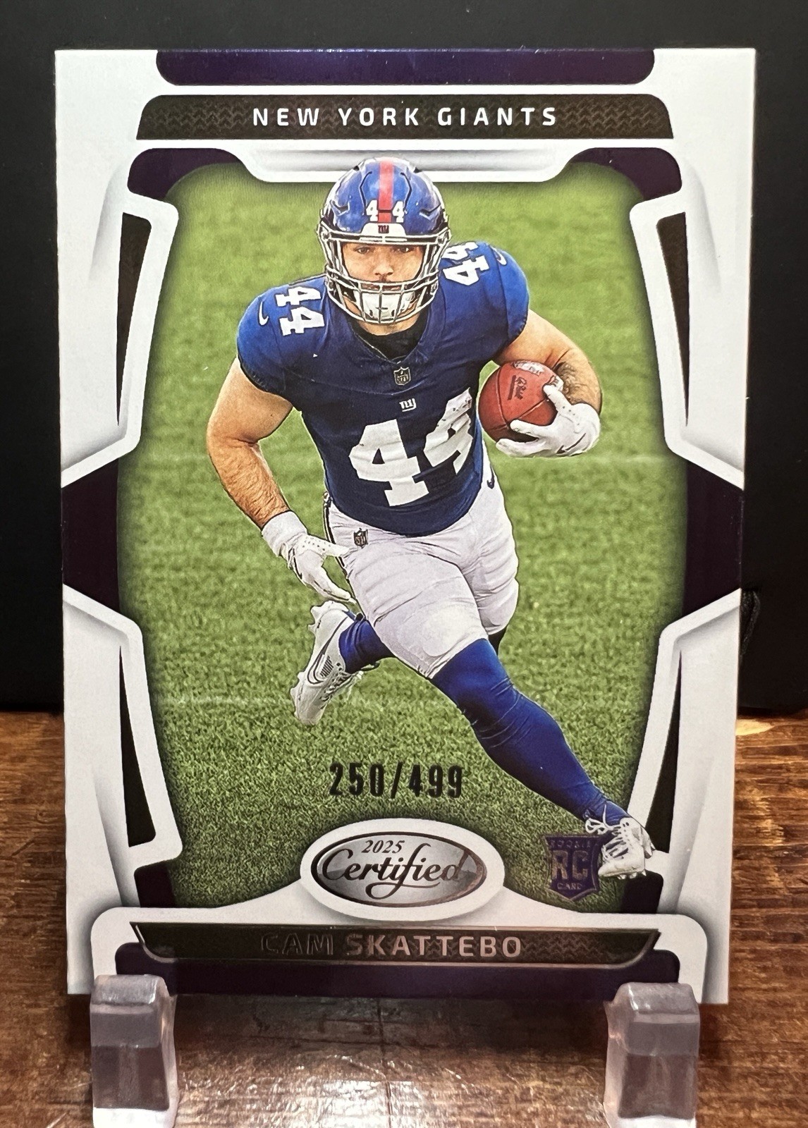 2025 Panini Certified - Cam Skattebo 250/499 (RC) - #105 - New York Giants