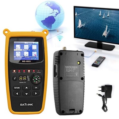 Satlink WS-6933 Sat-Finder HD DVB-S DVB-S2 8PSK Digitaler Satellitendetektor