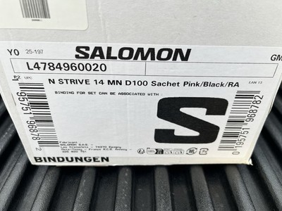 New Salomon Strive 14 MN Sachet Pink 100 mm Brake