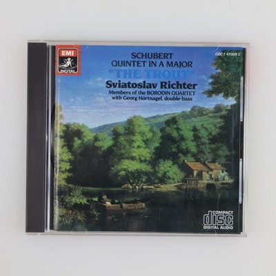 Schubert - The Trout Quintet CD 1981 Sviatoslav Richter Classical EMI Japan