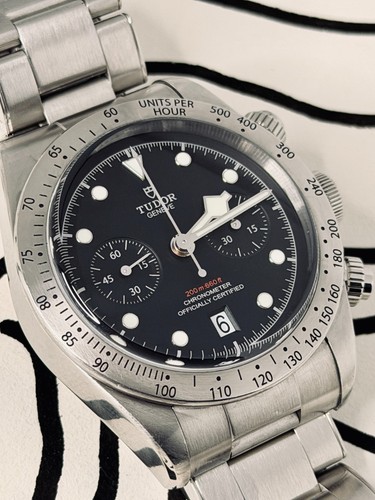 2017 Tudor Black Bay Chrono Heritage 79350 41MM Full Set - Box...