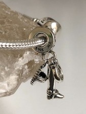 Sterling Silver 925 Pandora "Equestrian" Hanging Charm 791265 retired