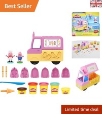 Image of Non-Toxic Peppa Pig Ice Cream Playset & Truck with Figures for Imaginative Play