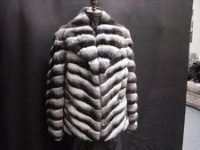 Empress Chinchilla Diagonal Cut Jacket Coat Large Collar High Quality Style New