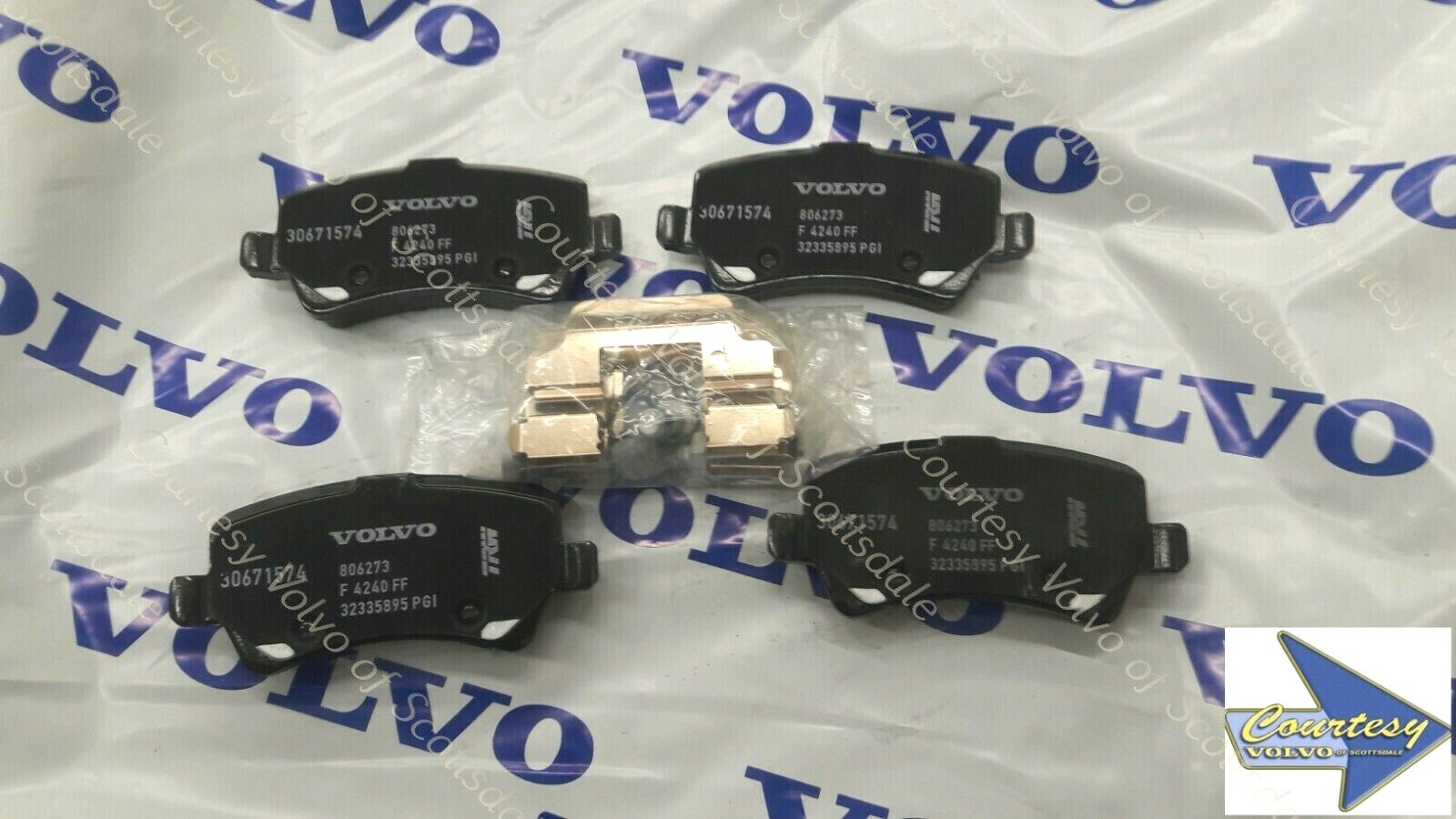 GENUINE VOLVO Factory OEM New Brake Pad Kit 32373175 | eBay