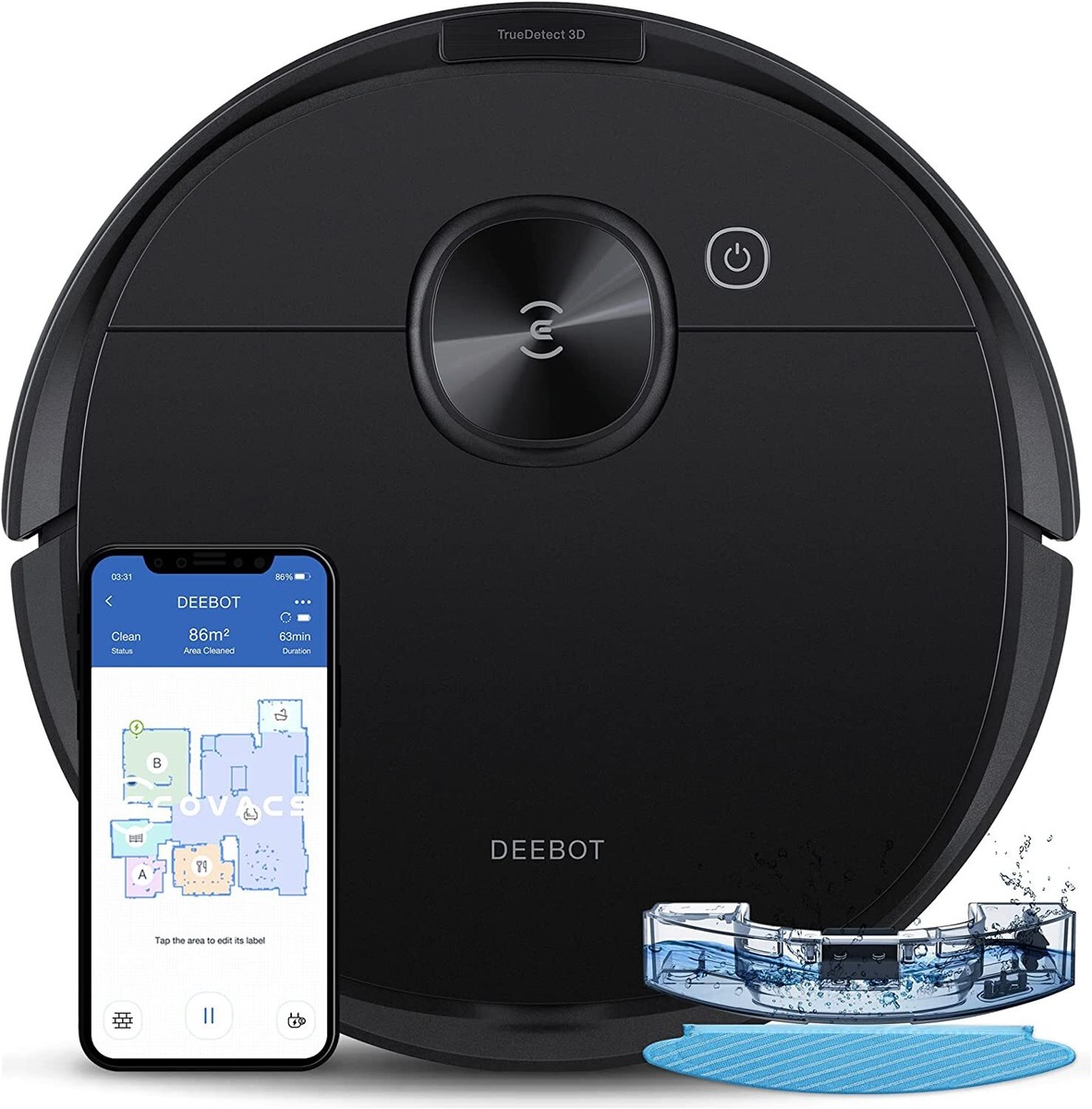 Ecovacs Deebot N8 Pro Robot Vacuum and Mop | Brand New