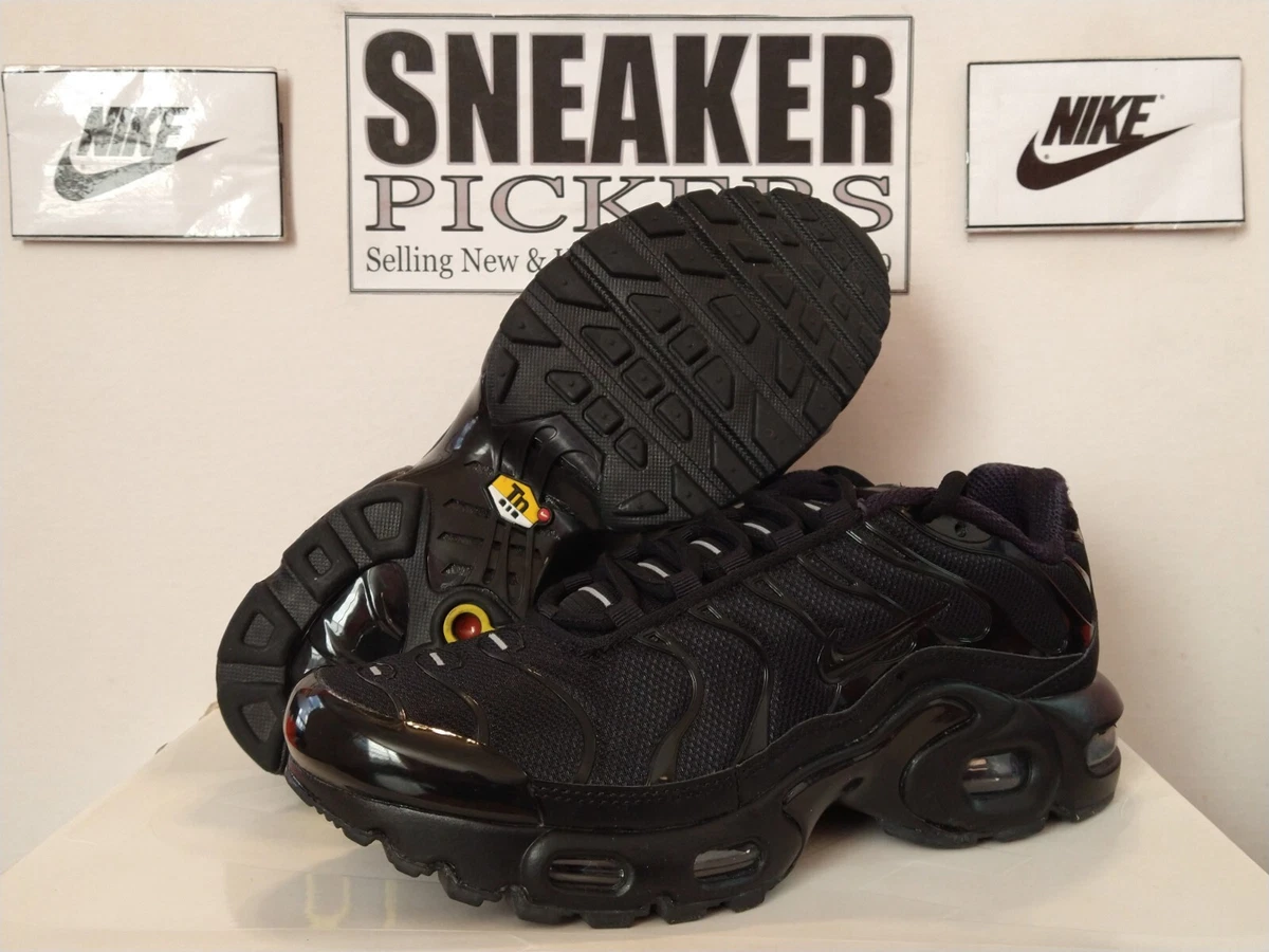 Nike Air Max Plus GS CD0609 001 Black Black 5Y Womens