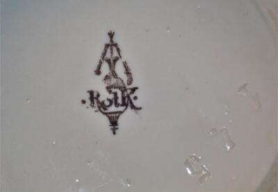 RSTK Mark オーストリア アンフォラ シェイプリリーフ ゴールド Atq 1900s RSTK Mark (TEPLITZ) Austria Amphora Shape Relief Gold