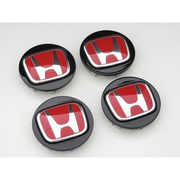 Type R Wheel Center Caps JDM OEM HONDA FK-8 CIVIC TYPE R TYPE-R GENUINE WHEEL CENTER CAP 4PCS ...