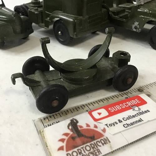 VTG TOOTSIETOY MILITARY GREEN FIELD SPOTLIGHT TRAILER 3” Or 1/43 PARTS RESTO USA