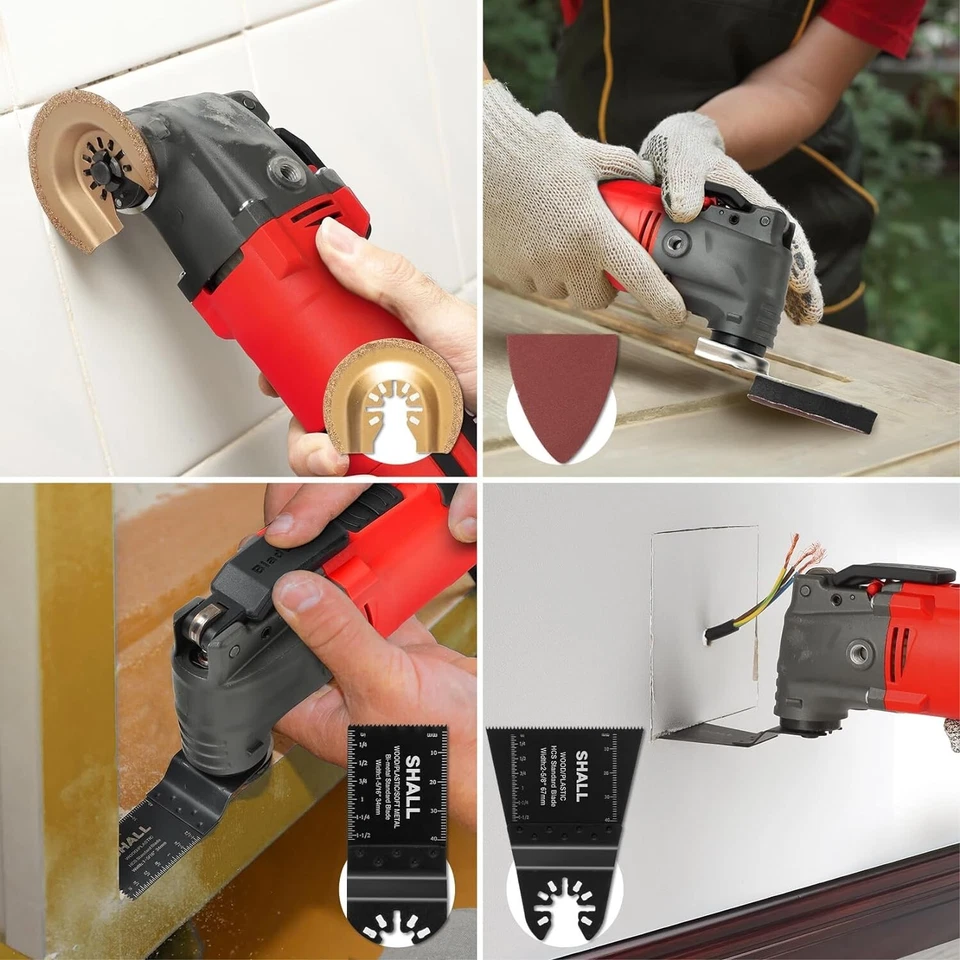 SHALL 102 Multitool Klingen, oszillierende Multi-Tool-Zubehör-Sets - Bild 3 von 4