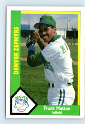 1990 CMC Denver Zephyrs Frank Mattox Denver Zephyrs #14