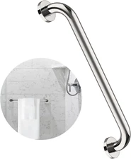 16 Inch Stainless Steel Shower Grab Bar, ZUEXT Chrome Shower Handle, Bathroom Ba