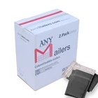 AirnDefense #2 8.5X12" Black Poly Bubble Mailers Padded Envelope Shipping Pack