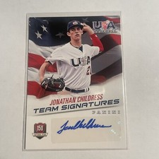 2015 USA 15U National Team Signatures #8 Jonathan Childress /299