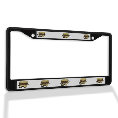 Metal License Plate Frame Vinyl Insert Native Instruments