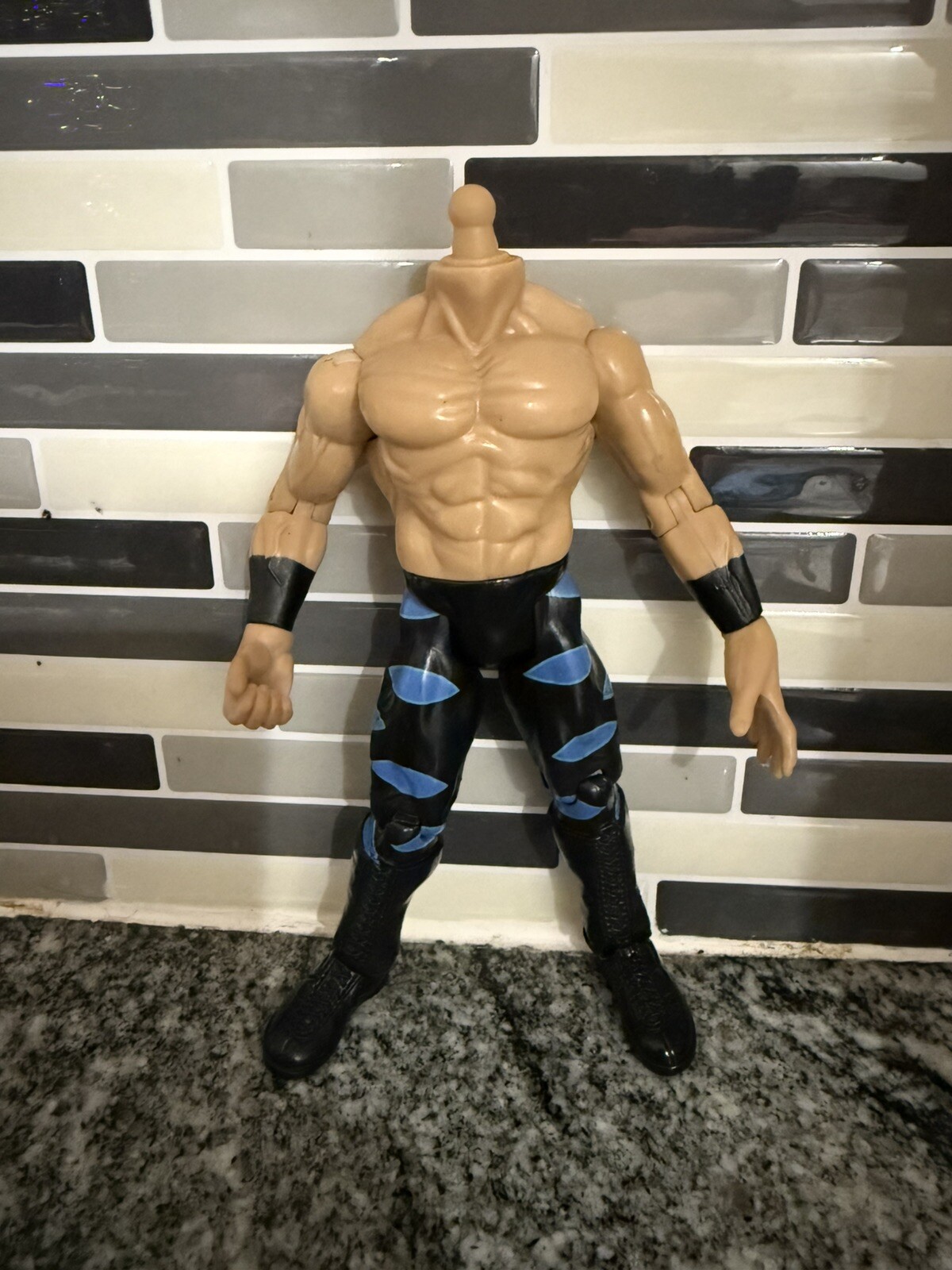 WWF WWE Jakks Chris Benoit Wrestling Figure WCW Famous Scenes 2 Custom Fodder