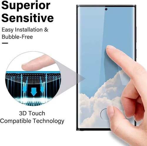 Tempered Glass Film Curved 3D Screen Protector For Samsung S24 S23 Ultra S22 S21 - Picture 5 of 10
