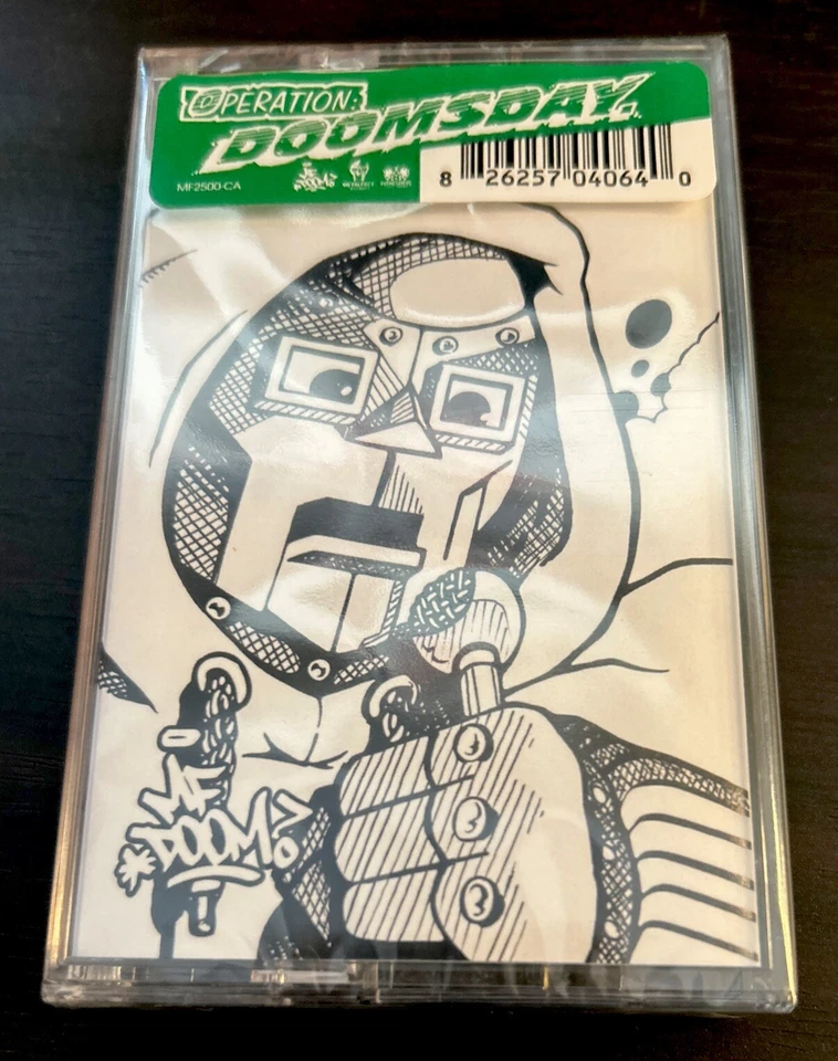 MF DOOM Operation Doomsday 1/1500 GREEN Cassette Tape 25th Anniv Sketch Edition - Image 4 of 4