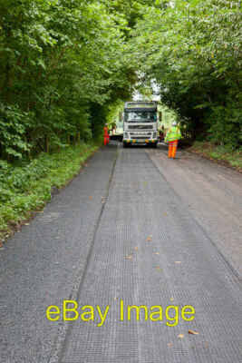 Photo 6x4 Resurfacing works on Longwood Road Lane End The redder right ha c2011