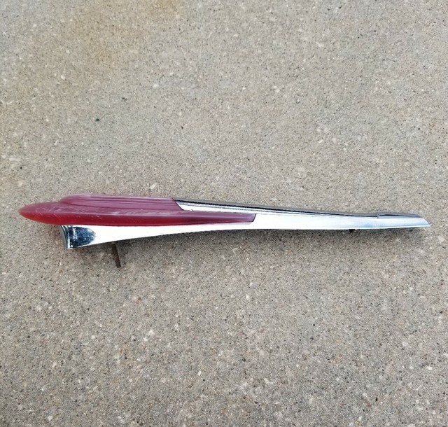 49 1949 Chevrolet Accessory Red Hood Ornament Chevy Car Fleetline