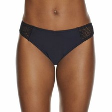 Pour Moi BLACK Sahara High Leg Tab Brief, US Small, UK 10
