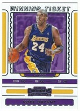 2019-20 Panini Contenders Winning Ticket Kobe Bryant #4 Basketball DNA Games