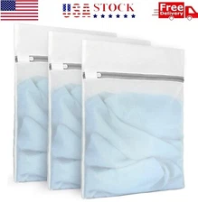 3x Large Honeycomb Mesh Laundry Bag Durable Reusable Delicate Organizer Bag USA