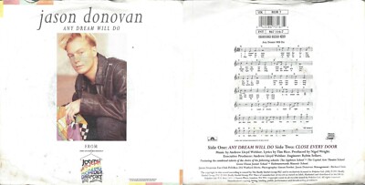 DISCO 45 GIRI             JASON DONOVAN    ANY DREAM WILL DO // CLOSE EVERY DOOR