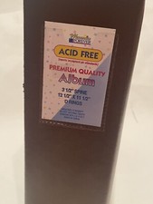 Scrapbooking Three "D" Ring Binder Brown Album Memories Forever