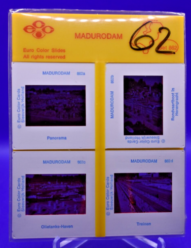 35mm Set of photo Slides Set 862 Madurodam Treinen Euro Color - Picture 1 of 1