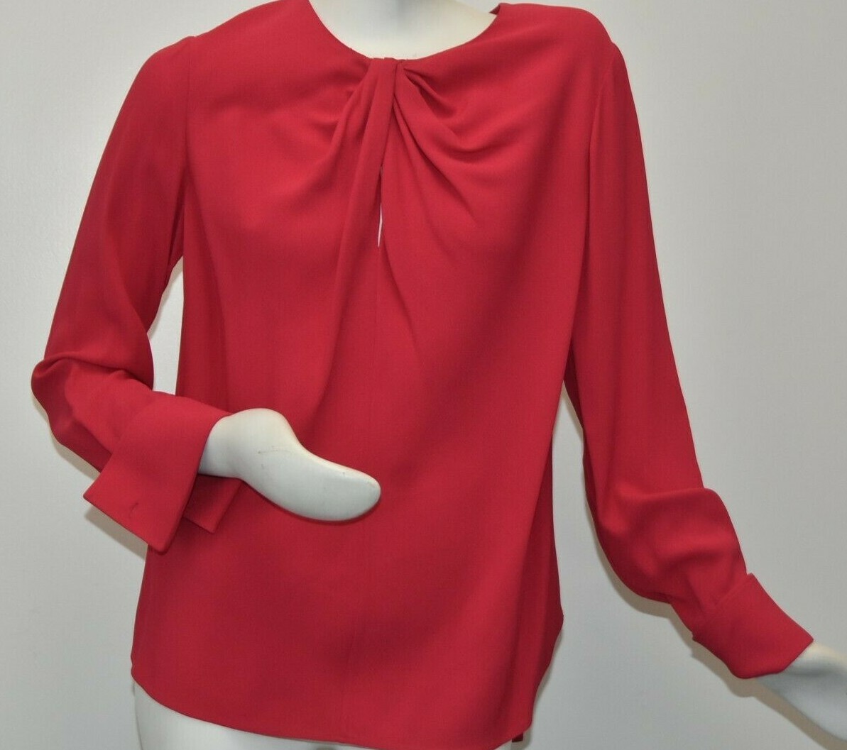 Robe Chemisier Oscar De La Renta - Rose Baies - Manches Longues - Taille 8 - Neuve Avec étiquettes