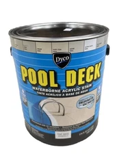 Dyco DYC9050 POOL DECK Waterborne Acrylic Stain 1-Gallon