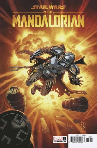 Star Wars: The Mandalorian #4 1:25 Variant Cover 2021, Marvel NM