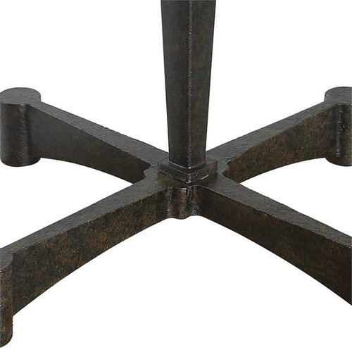 Uttermost Counteract 67.38" Transitional Rust Metal Fabric Floor Lamp in Black - Picture 6 of 7