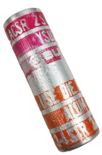 98 BURNDY YSU2R2W Compression Splice Heavy-Walled Aluminum Tube Red/Orange NEW - Picture 5 of 13
