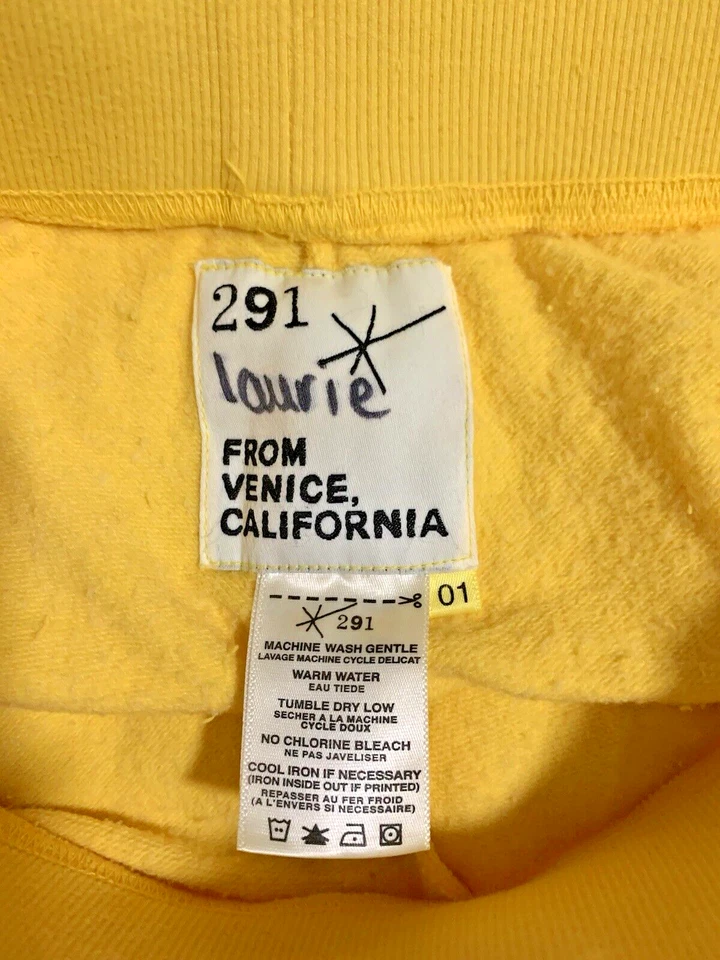 Pantalones cortos amarillos para mujer 291 From Venice CA talla 01 Foto 4 de 4