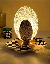 Luxury Crystal 8 Color Dimmable Table Lamp I RGB Colors I Bedside Desk Lamps...