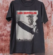 Led Zeppelin Album Rock Unisex Black T-Shirt S-5XL
