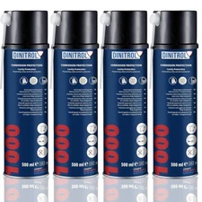 4x DINITROL 1000 Car Underbody Clear Corrosion Cavity Protection SPRAY 500ml Can