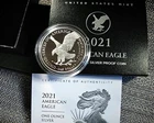 2021 (W) American Silver PROOF EAGLE LANDING EAGLE LOW MINTAGE WEST POINT MINT