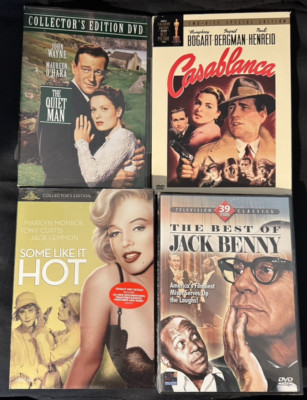 4 Classic Hollywood DVD Collector Editions, 3 NEW Sealed, SOME LIKE IT HOT