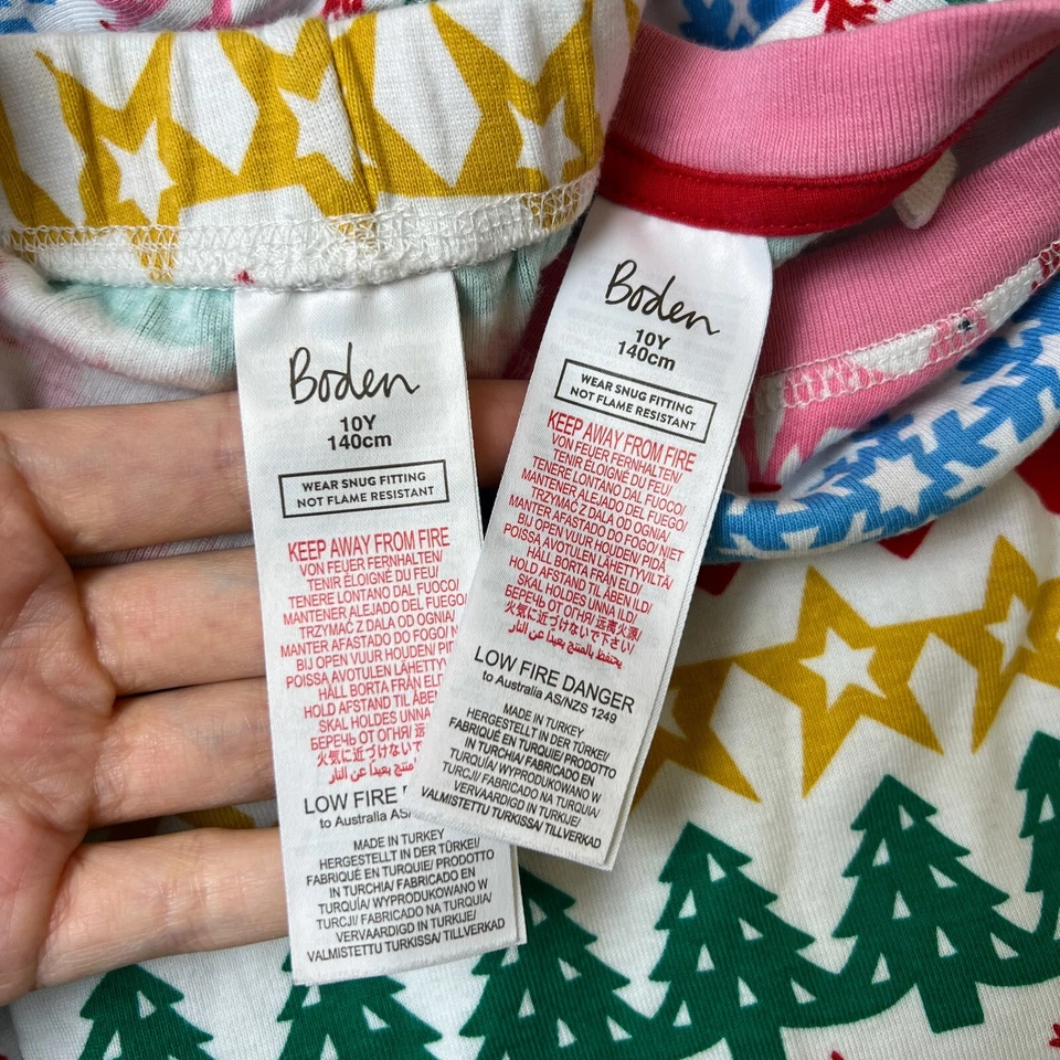 Pijama largo ajustado John Boden Christmas Fair Isle talla 10 años Foto 2 de 4